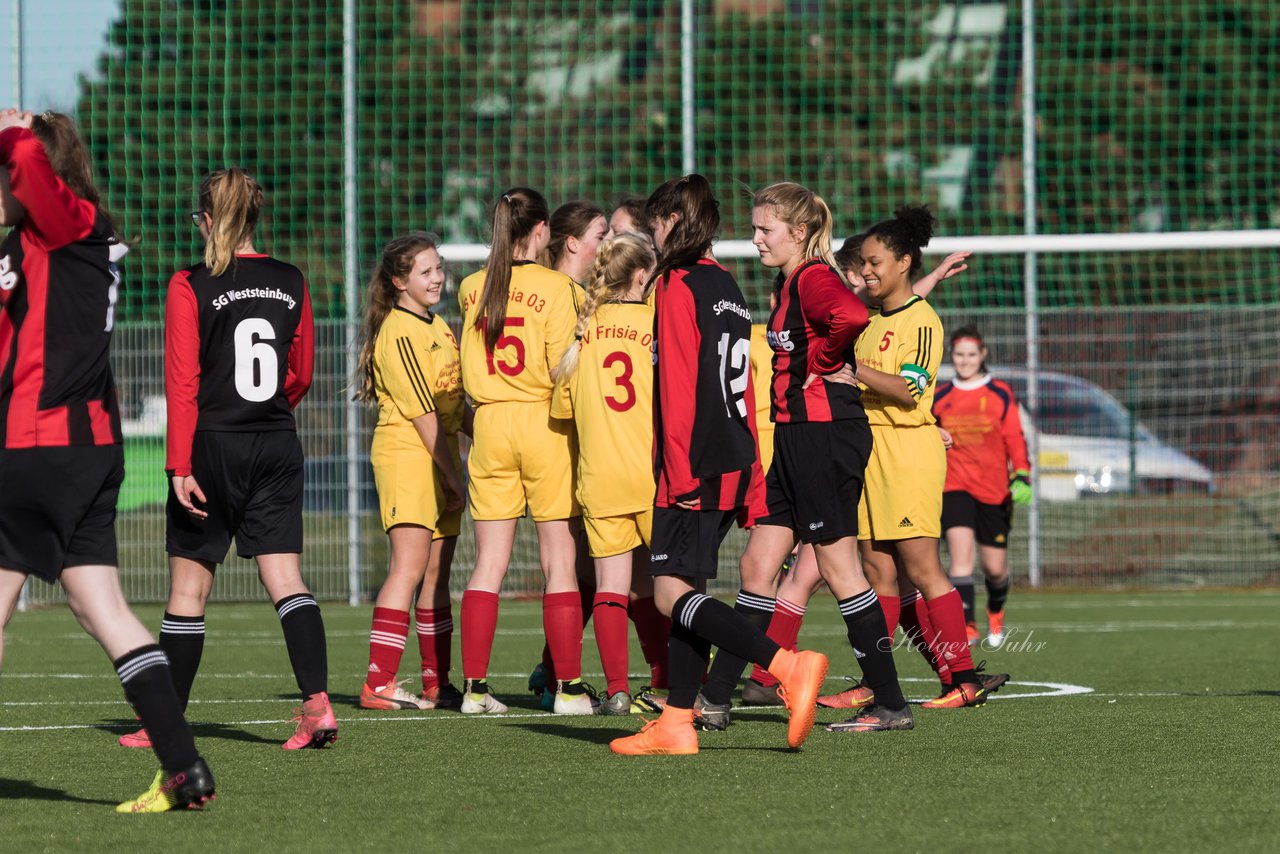 Bild 361 - B-Juniorinnen SG Weststeinburg/Bei - SV Fisia 03 : Ergebnis: 1:2